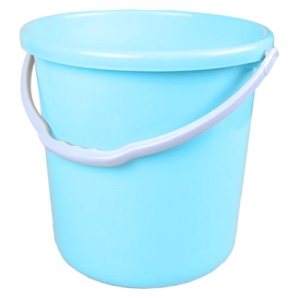 Πλαστικός κουβάς νερού  Φ30x29cm - Γαλάζιο