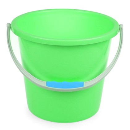Πλαστικός κουβάς νερού Φ31x27cm - Πράσινο