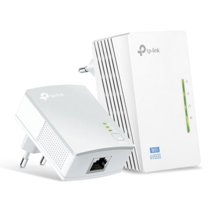 TP-LINK Wi-Fi AV600 Powerline Extender Kit TL-WPA4220, 300Mbps, 