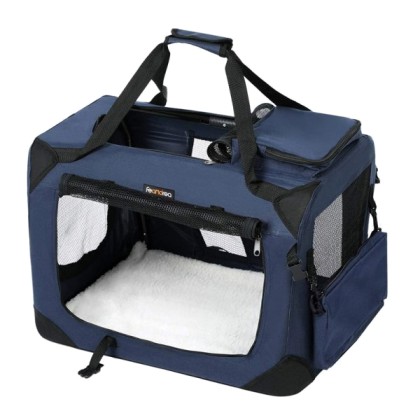 Τσάντα Μεταφοράς Σκύλου 60 x 40 x 40 cm Χρώματος Μπλε Songmics P