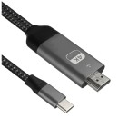 POWERTECH Καλώδιο USB Type-C σε HDMI CAB-UC044, copper, 4K 60Hz,