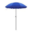 Ομπρέλα Δαπέδου από Ατσάλι με 8 Ακτίνες 2.3 m Χρώματος Μπλε Song