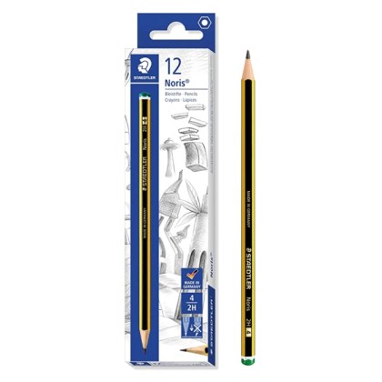 STAEDTLER ξύλινο μολύβι Noris 120-4, εξάγωνο, 2Η, 12τμχ