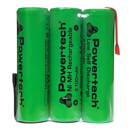 POWERTECH επαναφορτιζόμενη μπαταρία PT-793 2100mAh, AΑ (HR6), 3τ