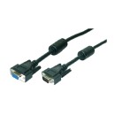Cable VGA M/F Bulk Black 3m Logilink CV0005