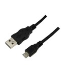 Cable USB AM to Micro BM 3,0m Logilink CU0059
