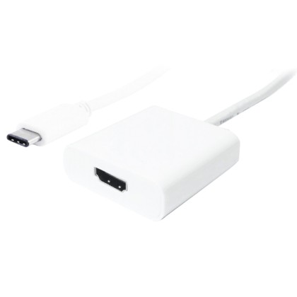 POWERTECH converter USB Type-C σε HDMI PTH-037, 4K, λευκό