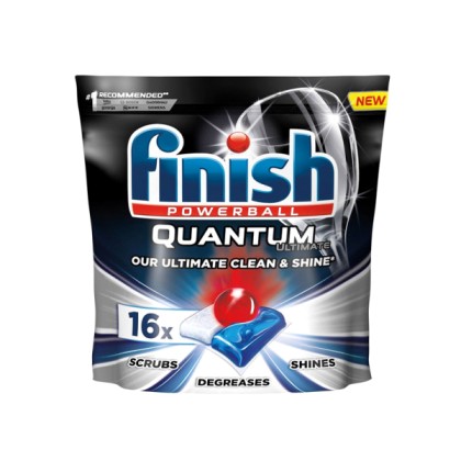 Απορρυπαντικό Πλυντηρίου Πιάτων Finish Quantum Ultimate 16 Ταμπλ