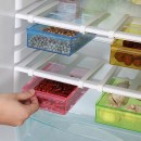 Πλαστικό συρτάρι - ράφι αποθήκευσης ψυγείου - Ροζ