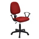 Καρέκλα Γραφείου Εργασίας Maria Με Ύφασμα Mesh Χρώμα Κόκκινο