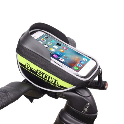 Τσαντάκι τιμονιού ποδηλάτου με θήκη για κινητό