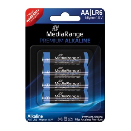 MediaRange Premium Αλκαλικές μπαταρίες τύπου AA (LR06)  - 4PACK