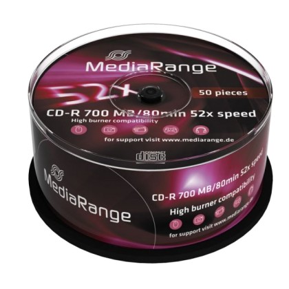 MediaRange CD-R 52x 700MB/80min Cake50