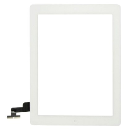 Touch Panel - Digitizer High Copy for iPad 2, with tape, White