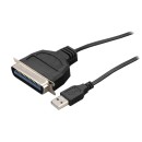 POWERTECH Καλώδιο USB 2.0 σε Παράλληλο 36pin male, 1.5m, Black