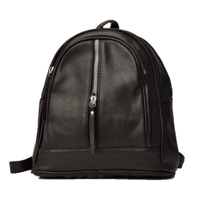 Backpack δερματίνης μαύρο
