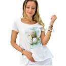 Γυναικεία μπλούζα T-shirt με κοχύλια