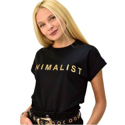 T-shirt με τύπωμα minimalist