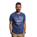 AMAZE μπλουζάκι t-shirt INDIGO 41-206-048