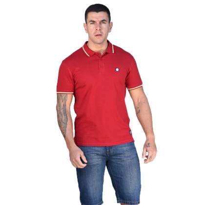 Splendid μπλούζα polo ΚΟΚΚΙΝΟ 43-206-029