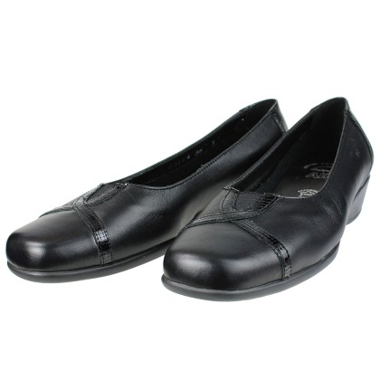 BOXER Shoes 52794 Μαύρο δέρμα