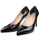 Ellen Shoes 16700 Μαύρο Λουστρίνι
