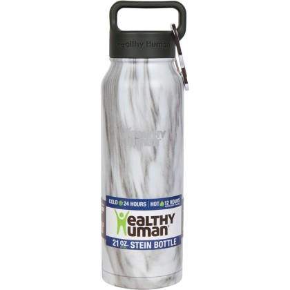 Healthy Human Stein Bottle 21oz HH0022 Stone white 0.621lt