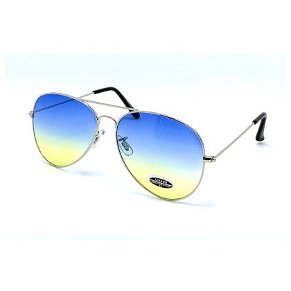 SEE sunglasses γυαλιά ηλίου S026 Ασημί/μπλέ
