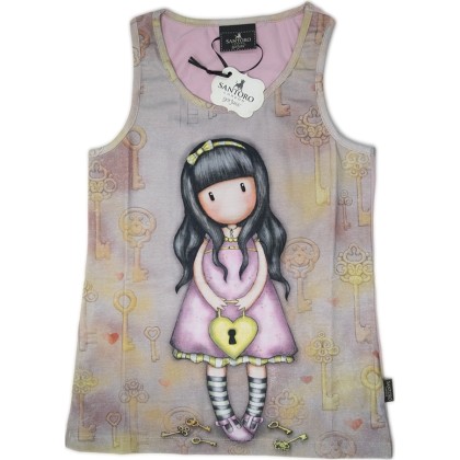 Παιδική αμάνικη μπλούζα για κορίτσια SANTORO The Secret SA50021