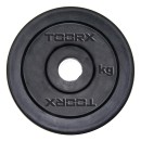 Μαύρος Πλαστικός Δίσκος 15 kg για Μπάρες Ø25mm Toorx