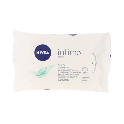 Nivea Intimo Mild Cleansing Wipes Intimate Cosmetics 20pc