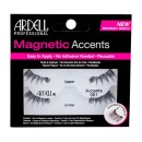 Ardell Magnetic Accents Accents 001 False Eyelashes 1pc Black