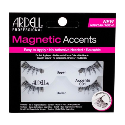 Ardell Magnetic Accents Accents 001 False Eyelashes 1pc Black