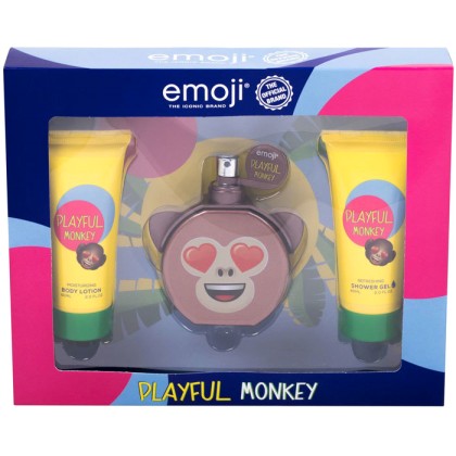 Emoji Playful Monkey Eau de Parfum 50ml Combo: Edp 50 Ml + Showe