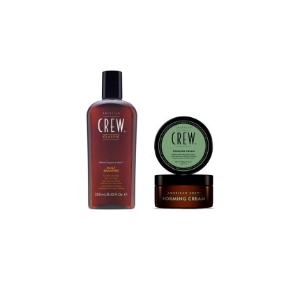 American Crew Get The Look Pack Daily Shampoo 250ml & Forming Cr