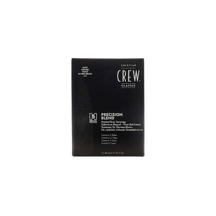 American Crew Precision Blend Natural Gray Coverage Dark 2-3 3x4