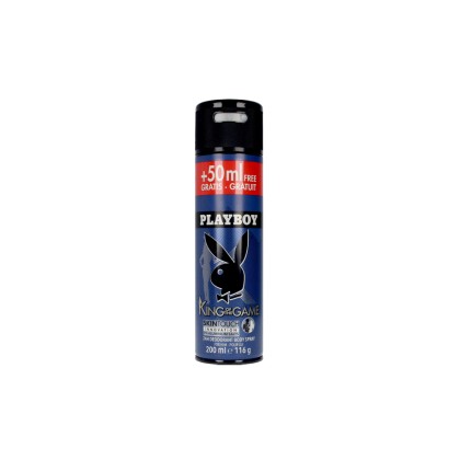 Playboy King Of The Game Deodorant Body Spray For Him 200ml