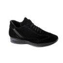 Kricket Ανδρικό Δερμάτινο Sneaker Μαύρο 102M