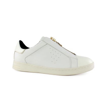 Geox Γυναικείο Δερμάτινο Sneaker Λευκό D JAYSEN A2