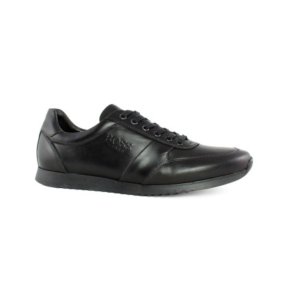 Boss Shoes Ανδρικό Δερμάτινο Sneaker Μαύρο K1150