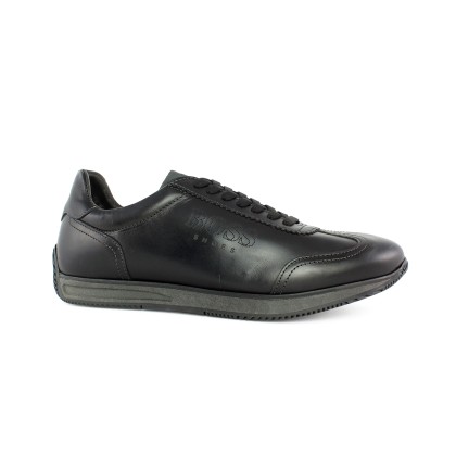 Boss Shoes Ανδρικό Δερμάτινο Sneaker Μαύρο K20100M
