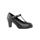 Aneto Comfort Shoes Γυναικεία Δερμάτινη Γόβα Μαύρη K77/5098