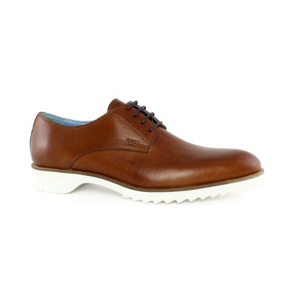Boss Shoes Ανδρικό Δερμάτινο Oxford Ταμπά L6130ANT