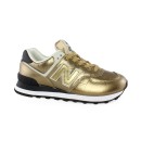 New Balance Γυναικείο Δερμάτινο Sneaker Χρυσό WL574WEP