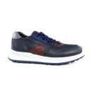 Boss Shoes Ανδρικό Δερμάτινο Sneaker Μπλε M6298B