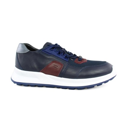 Boss Shoes Ανδρικό Δερμάτινο Sneaker Μπλε M6298B