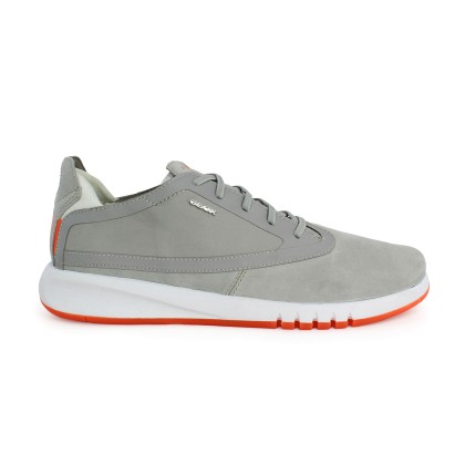 Geox Ανδρικό Δερμάτινο Sneaker LT Grey U Aerantis A U027FA 02211