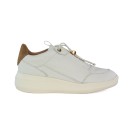 Geox Γυναικείο Δερμάτινο Sneaker White D RUBIDIA B D04APB 04622 