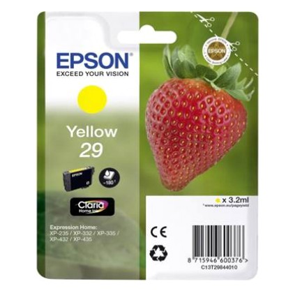 Epson Μελάνι Inkjet Series 29 Yellow (EPST298440) (C13T29844012)