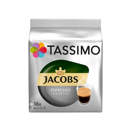 Κάψουλες Tassimo Jacobs Espresso Ristretto - 16 τεμ.